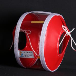 Red PVC transparent   flange guard - 副本