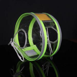 Transparent PVC flange guards with reflective strip