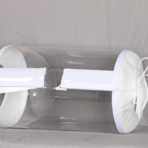 Transparent PVC valve guard pvc safety spray shields flange guards cover with flange protection cover